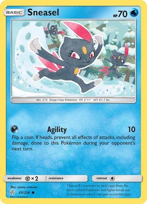 Sneasel, SM - Cosmic Eclipse