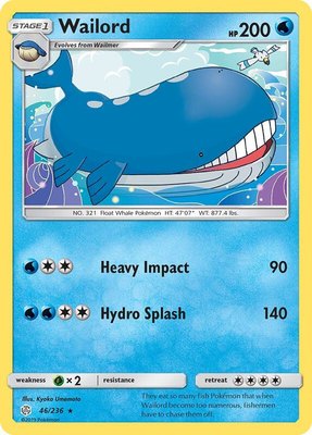 Wailord, SM - Cosmic Eclipse