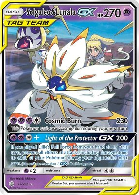 Solgaleo & Lunala GX, SM - Cosmic Eclipse