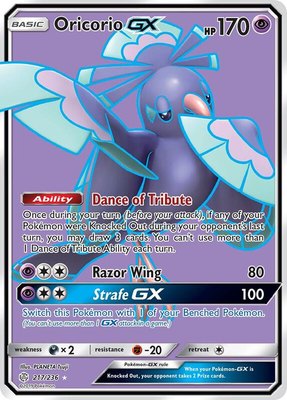 Oricorio GX (Full Art), SM - Cosmic Eclipse