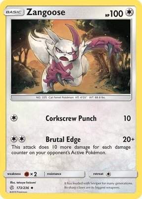 Zangoose, SM - Cosmic Eclipse
