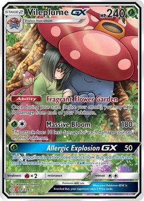 Vileplume GX (Full Art), SM - Cosmic Eclipse