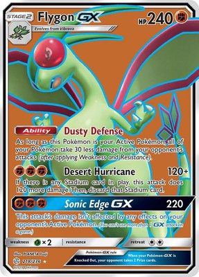 Flygon GX (Full Art), SM - Cosmic Eclipse
