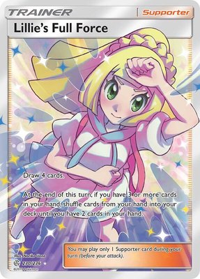 Lillie's Full Force (Full Art), SM - Cosmic Eclipse