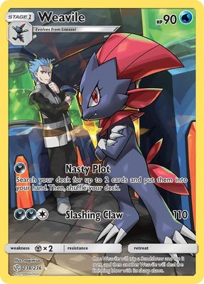 Weavile (Secret), SM - Cosmic Eclipse