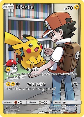 Pikachu (Secret), SM - Cosmic Eclipse