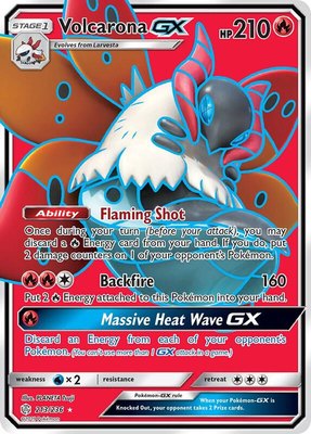 Volcarona GX (Full Art), SM - Cosmic Eclipse