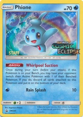 Phione (Prerelease) [Staff], SM Promos