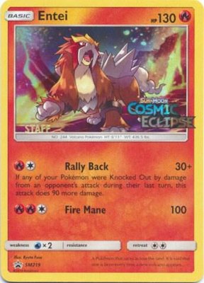 Entei (Prerelease) [Staff], SM Promos