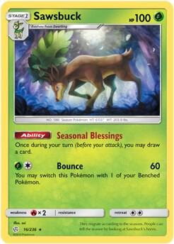 Sawsbuck (Prerelease Kit Exclusive), Deck Exclusives