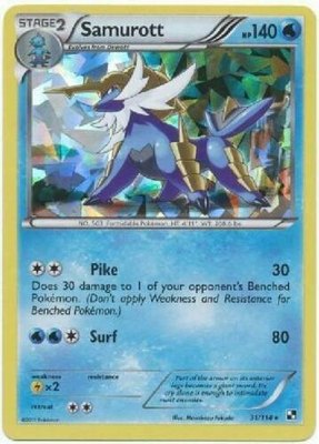 Samurott (Cracked Ice Holo), Deck Exclusives