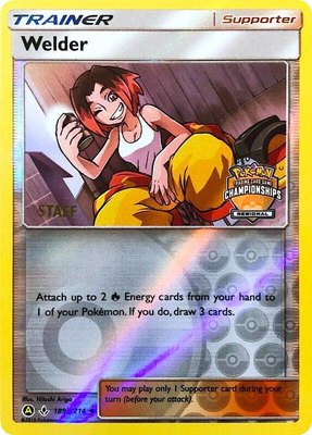 Welder (Regional Championships) [Staff], League & Championship Cards