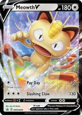 Meowth V, Sword & Shield Promo Cards