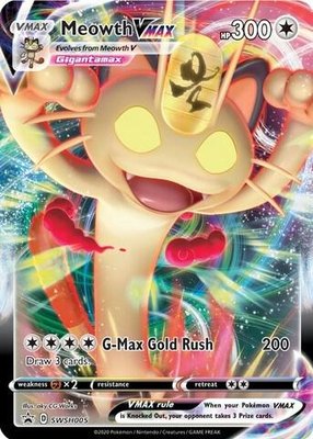 Meowth VMAX, Jumbo Cards