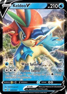 Keldeo V, Sword & Shield Base Set