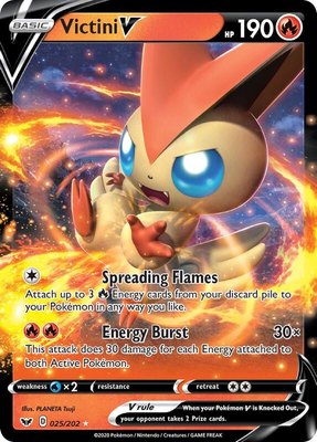 Victini V, Sword & Shield Base Set