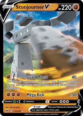 Stonjourner V, Sword & Shield Base Set
