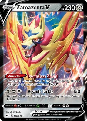 Zamazenta V, Sword & Shield Base Set