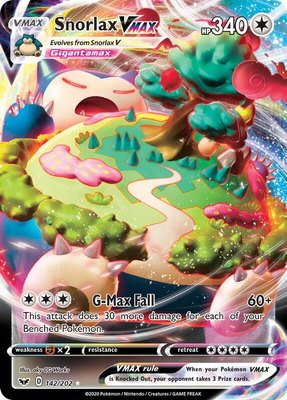 Snorlax VMAX, Sword & Shield Base Set