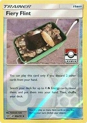 Fiery Flint (Pokemon League), League & Championship Cards