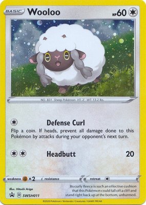 Wooloo, Sword & Shield Promo Cards