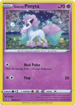 Galarian Ponyta, Sword & Shield Promo Cards