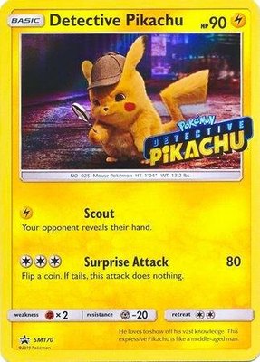 Detective Pikachu (Stamped), SM Promos