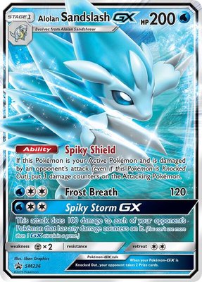 Alolan Sandslash GX, Jumbo Cards