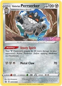 Galarian Perrserker (Prerelease), Sword & Shield Promo Cards