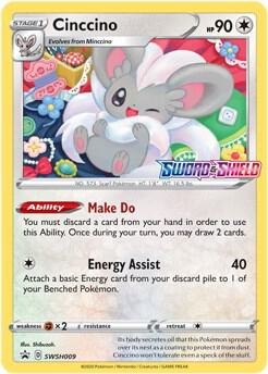 Cinccino (Prerelease), Sword & Shield Promo Cards