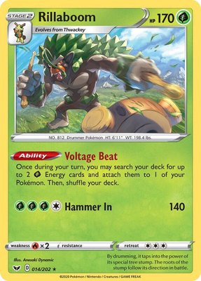 Rillaboom (014), Sword & Shield Base Set