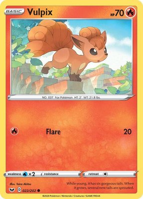 Vulpix, Sword & Shield Base Set