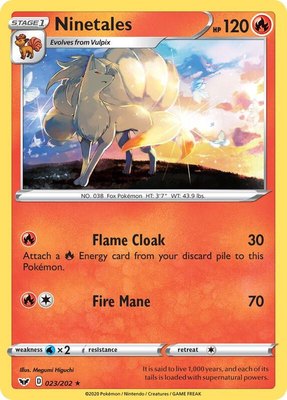 Ninetales, Sword & Shield Base Set