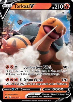 Torkoal V, Sword & Shield Base Set