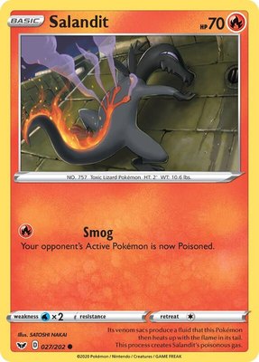 Salandit, Sword & Shield Base Set