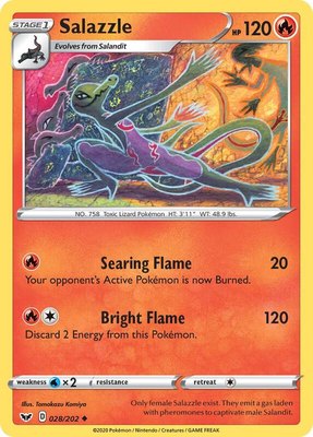 Salazzle, Sword & Shield Base Set