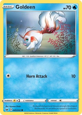 Goldeen (045), Sword & Shield Base Set