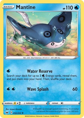 Mantine, Sword & Shield Base Set
