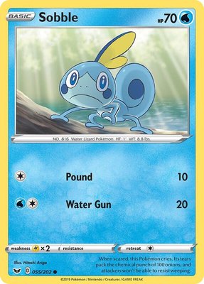 Sobble (055), Sword & Shield Base Set