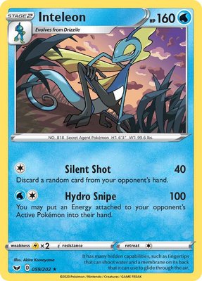 Inteleon (059), Sword & Shield Base Set