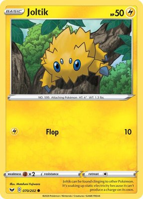 Joltik, Sword & Shield Base Set