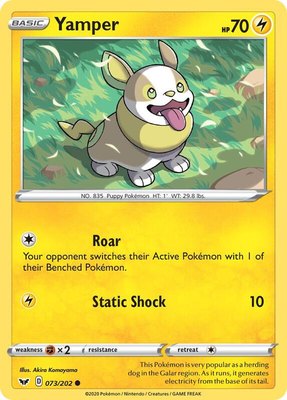 Yamper (073), Sword & Shield Base Set
