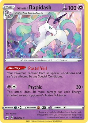 Galarian Rapidash, Sword & Shield Base Set