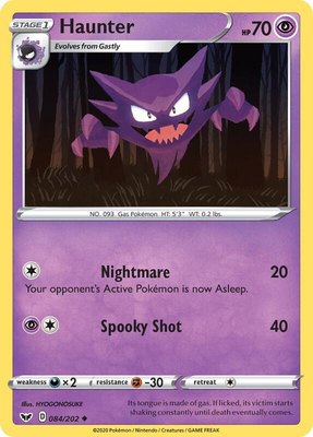 Haunter, Sword & Shield Base Set