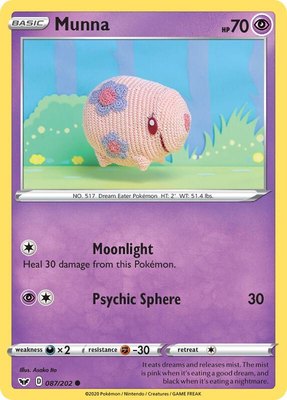Munna, Sword & Shield Base Set