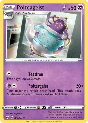 Polteageist, Sword & Shield Base Set
