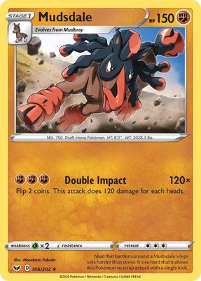 Mudsdale, Sword & Shield Base Set