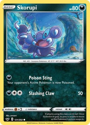 Skorupi, Sword & Shield Base Set