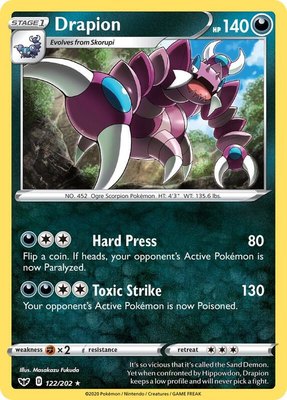 Drapion, Sword & Shield Base Set