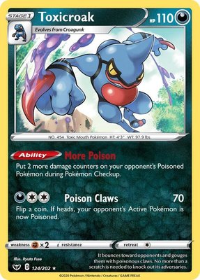 Toxicroak, Sword & Shield Base Set